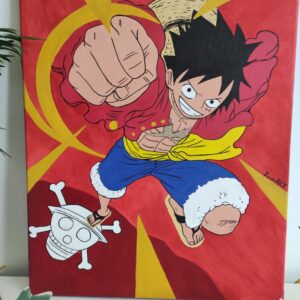 Toile "One Piece - Luffy" – Œuvre originale